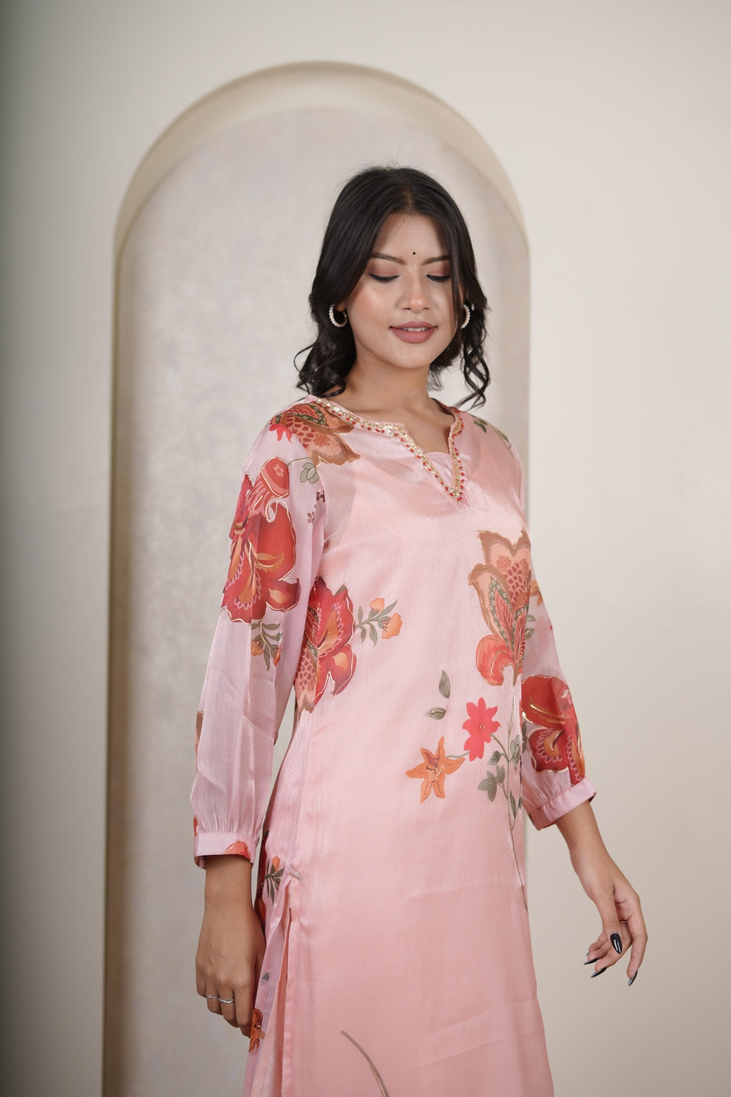 Pink Kurti Pant