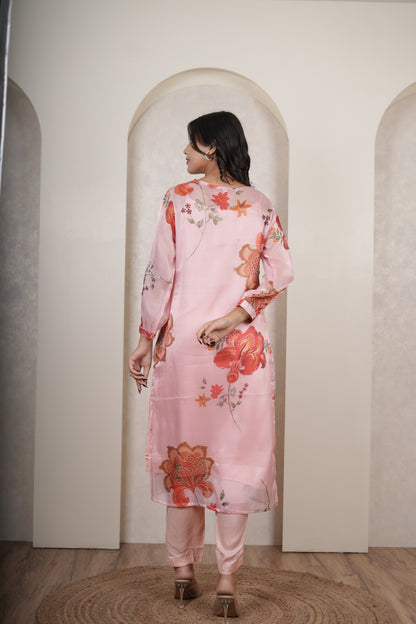 Pink Kurti Pant